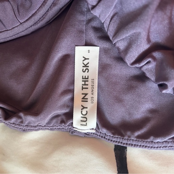 Lucy in the Sky purple long sleeve dress - Picture 4 of 6